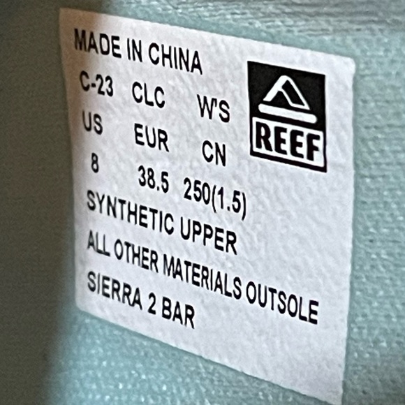 REEF WOMENS SIERRA 2 BAR PLATFORM SLIDE SANDAL Pale
Blue 8 - Picture 6 of 8